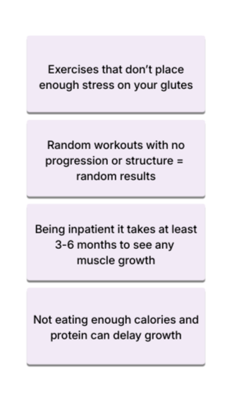 Novotna Coaching common glute training mistake Novotna Coaching talks about common glute training mistakes